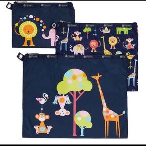 Lesportsac Zoo Collection Zipperd Bags
